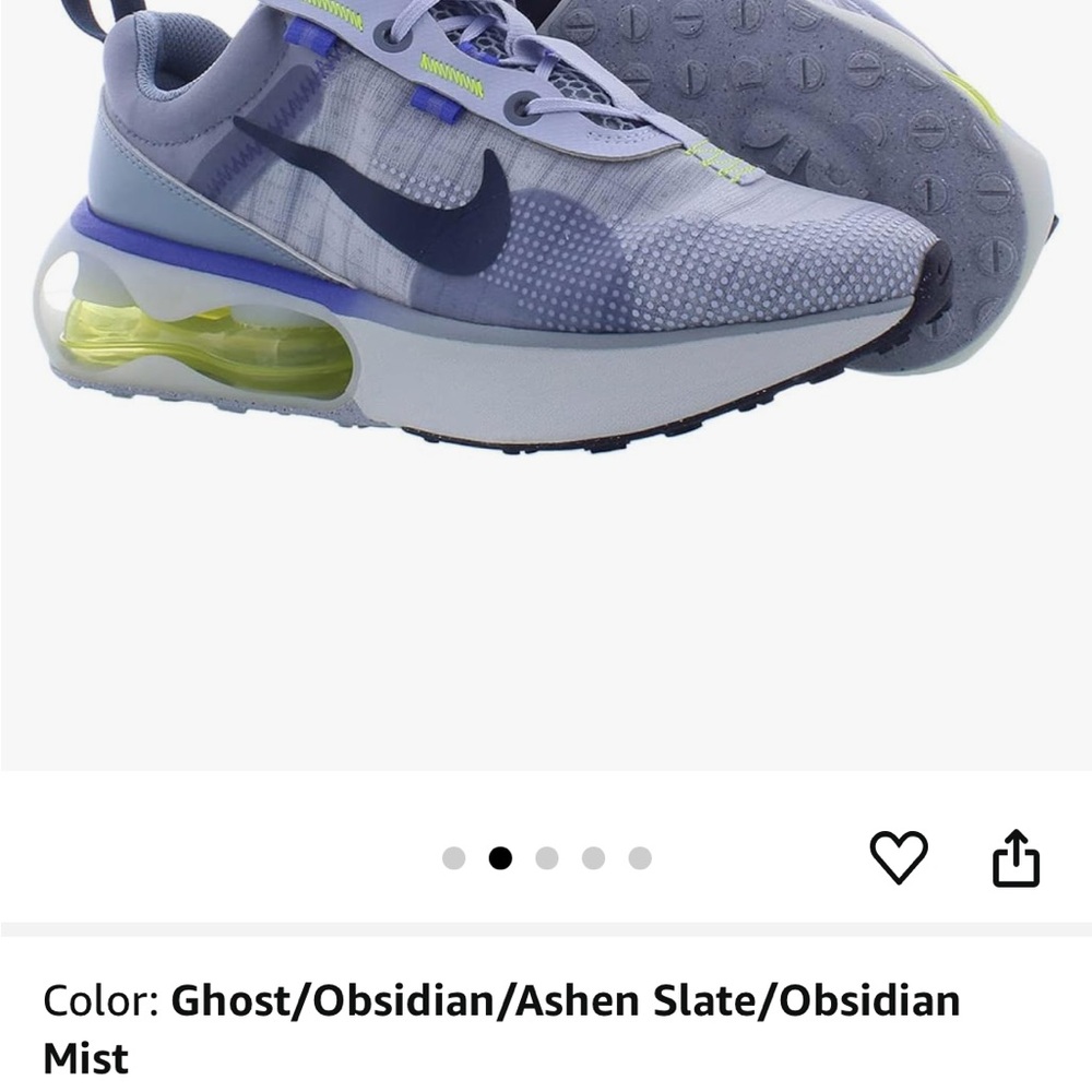 Nike Kids Air Max Sneakers - Gray and Blue